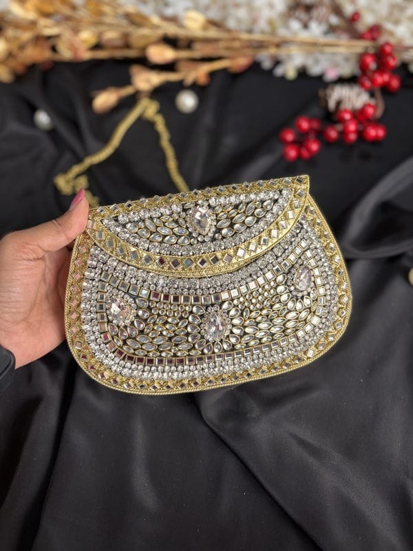Designer Metal Clutch