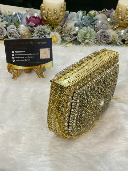 Designer Metal Clutch