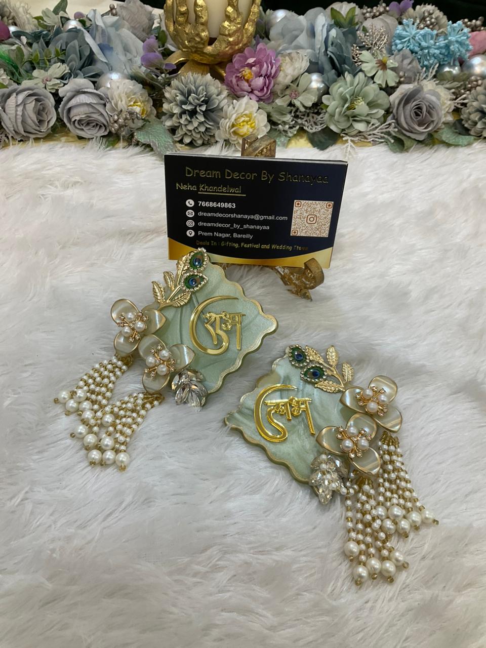 Resin Shubh Labh Wall Hanging