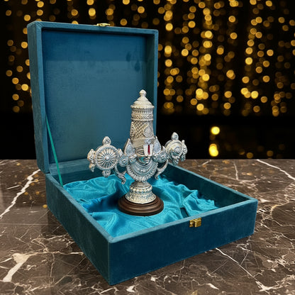 Real Silver Plated Balaji Idol (8” x 8”)