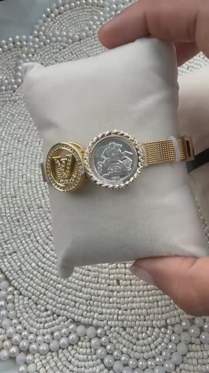 Unisex Silver Coin Band Rakhi- 1 Gm