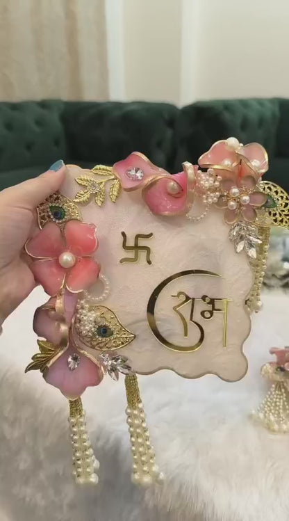 Resin Shubh Labh – 6 x 6 inches