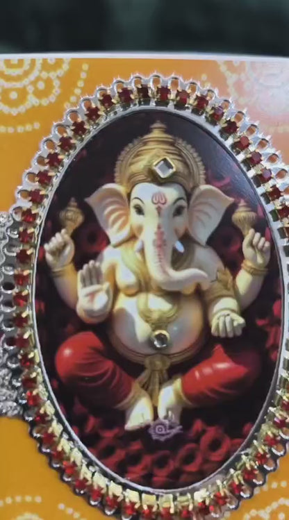 Designer Shri Ganeshaya Namah Envelope Set