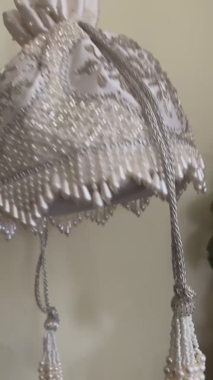 DP103 - Premium Handcrafted Bucket Potli – All Side Work