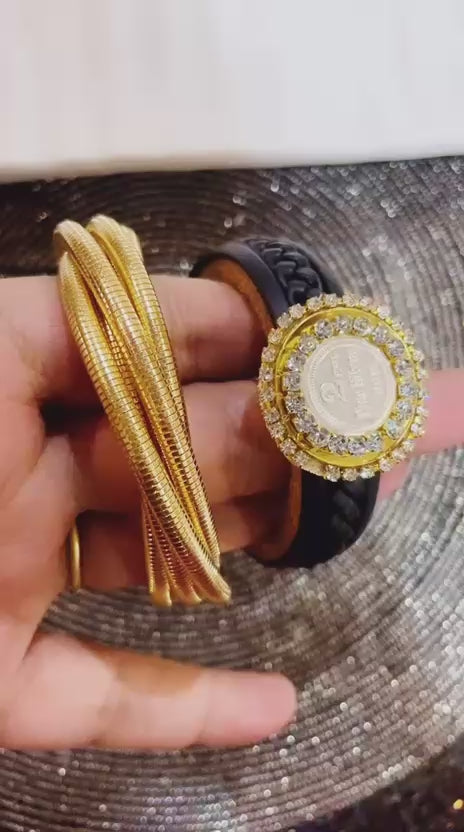Silver Coin Rakhi Pair for Bhai & Bhabhi