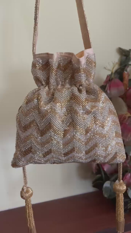 DP104 - Double-Sided Handcrafted Potli Bag